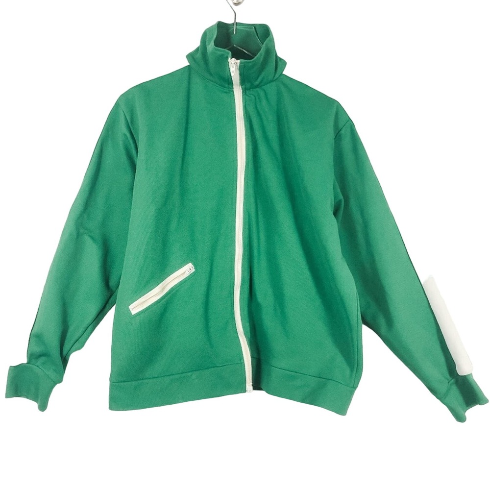 Vintage Ranger Athletic Apparel‎ Zip Jacket Green White Size XL